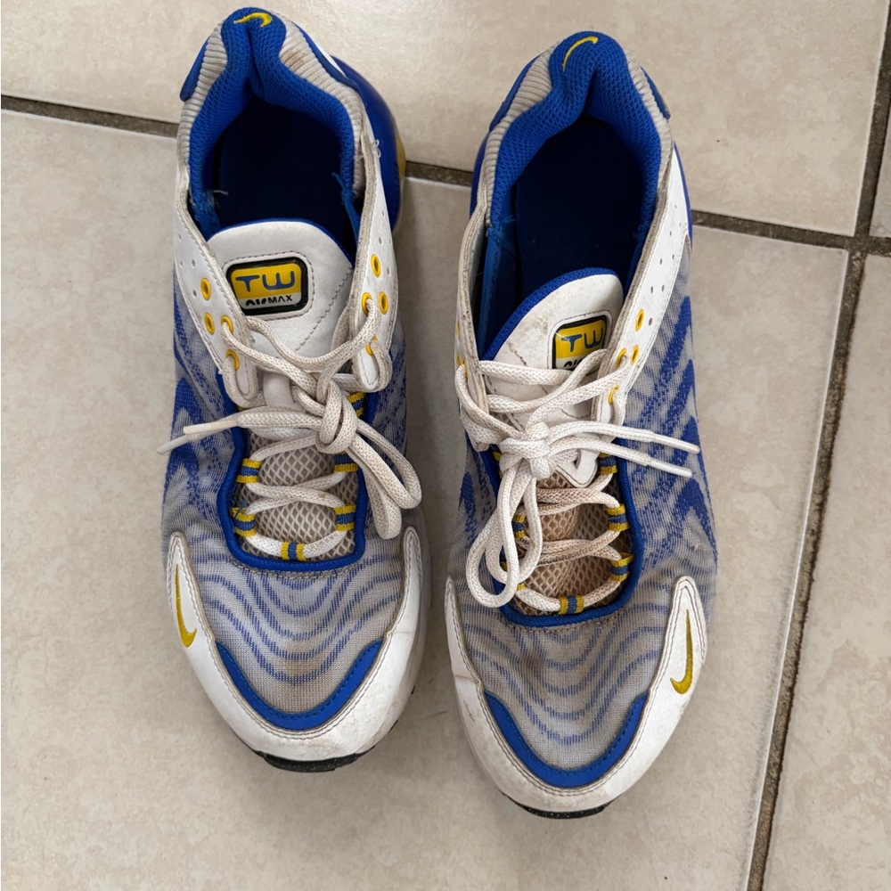 Nike Blue and White Athletic Shoes